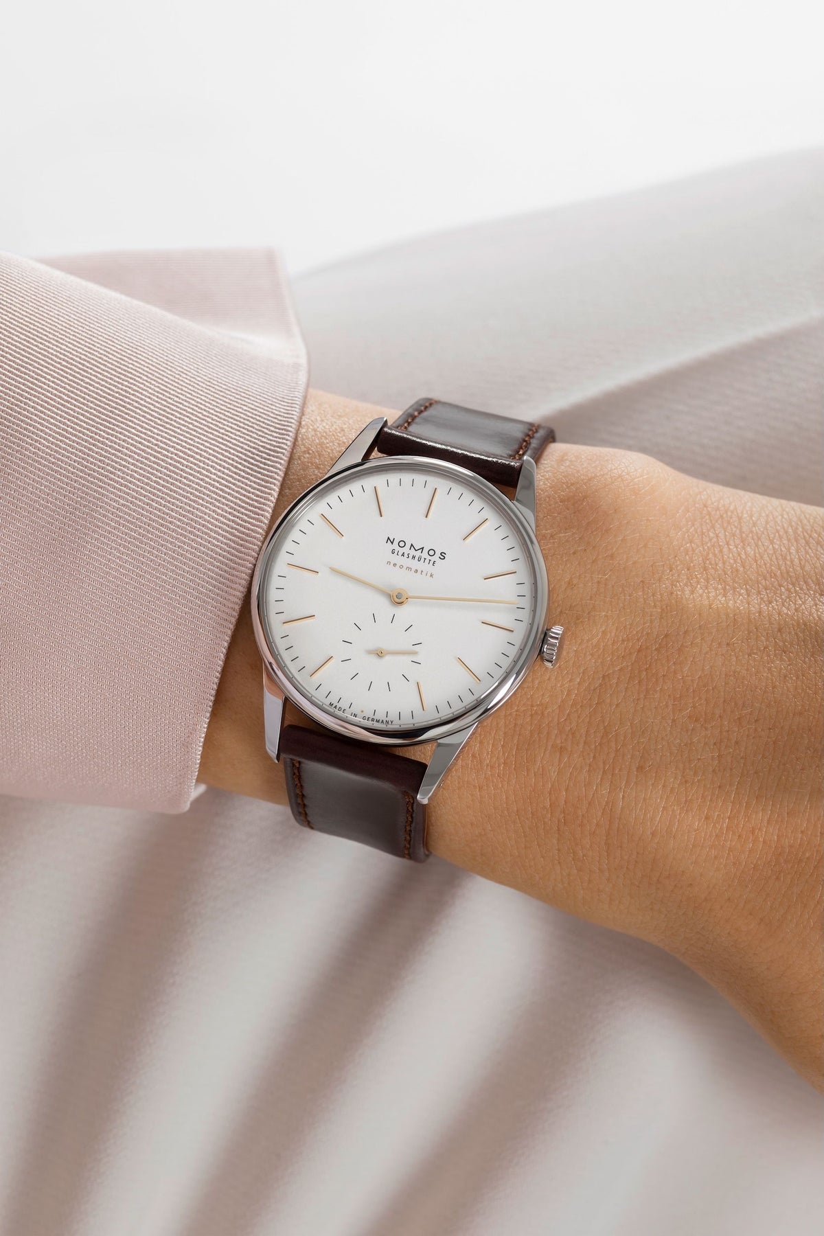 NOMOS Glashütte Orion Neomatik Doré in Stainless Steel 36mm Automatic 397