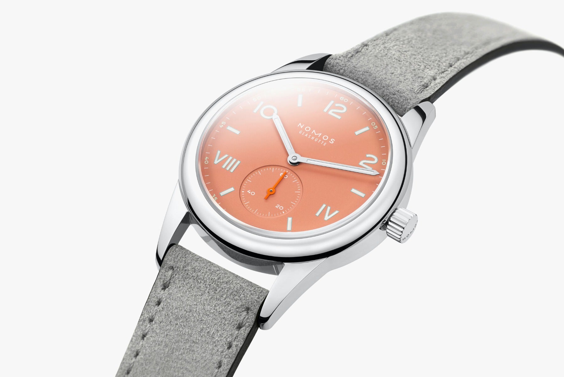 Nomos Glashutte Club Sport Cream coral 36mm | 714
