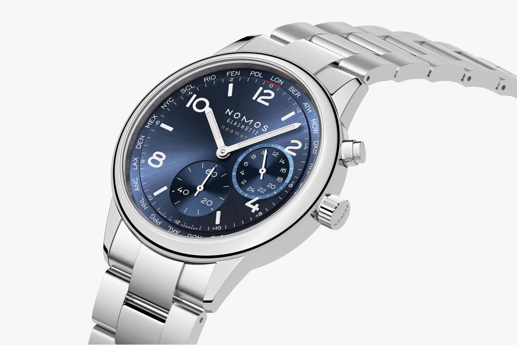 CLUB SPORT NEOMATIK WORLDTIMER BLUE | 790 | 40mm