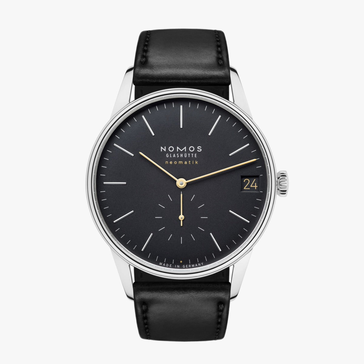 Nomos Glashutte ORION NEOMATIK 41 DATE NEW BLACK | 40.5mm | 366