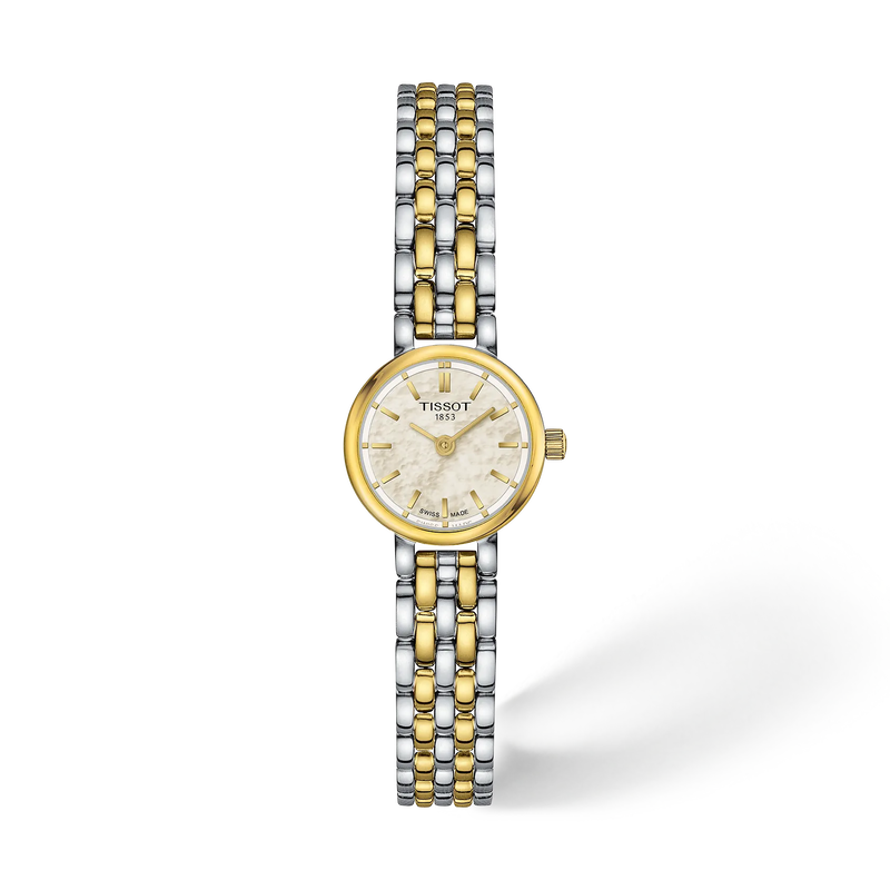 Tissot Lovely Round 19.5mm Bi-Colour PVD coated Stainless Steel Quartz T1400092211100