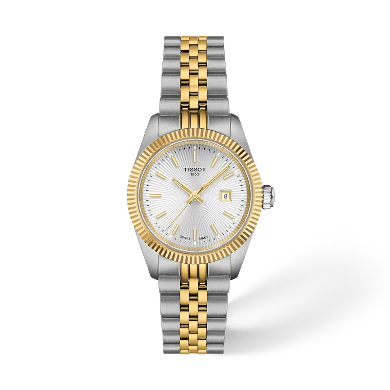 Tissot Ladies Ballade 30mm Bi-Colour Yellow PVD Coated Stainless Steel Quartz T1560102203100