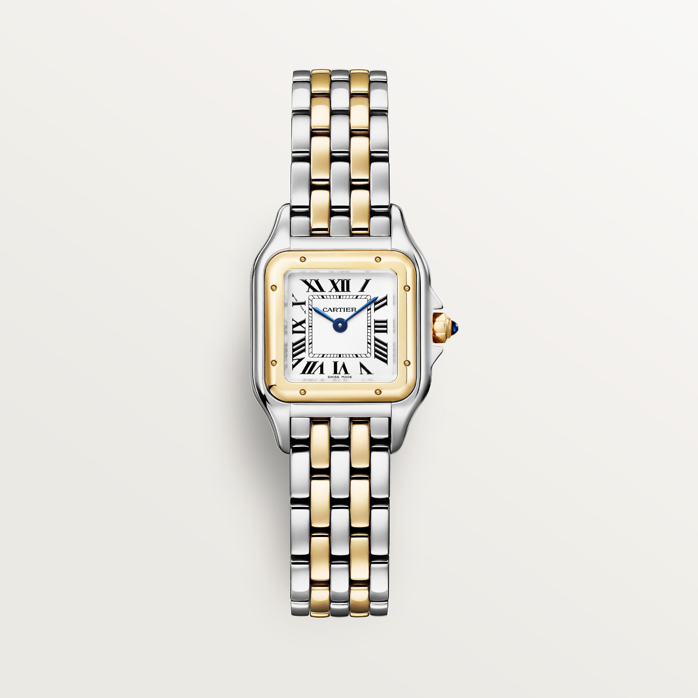 Panthère De Cartier Small Model in Steel and 18ct Yellow Gold Quartz W2PN0018