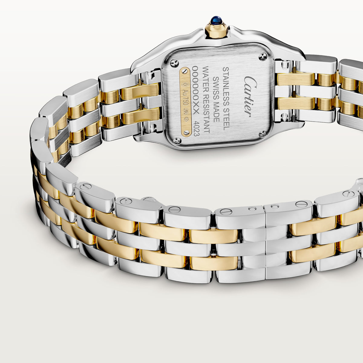 Panthère De Cartier Small Model in Steel and 18ct Yellow Gold Quartz W2PN0018