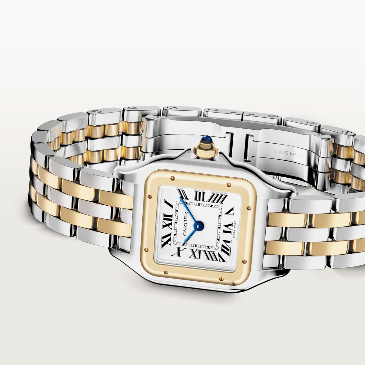 Panthère De Cartier Small Model in Steel and 18ct Yellow Gold Quartz W2PN0018