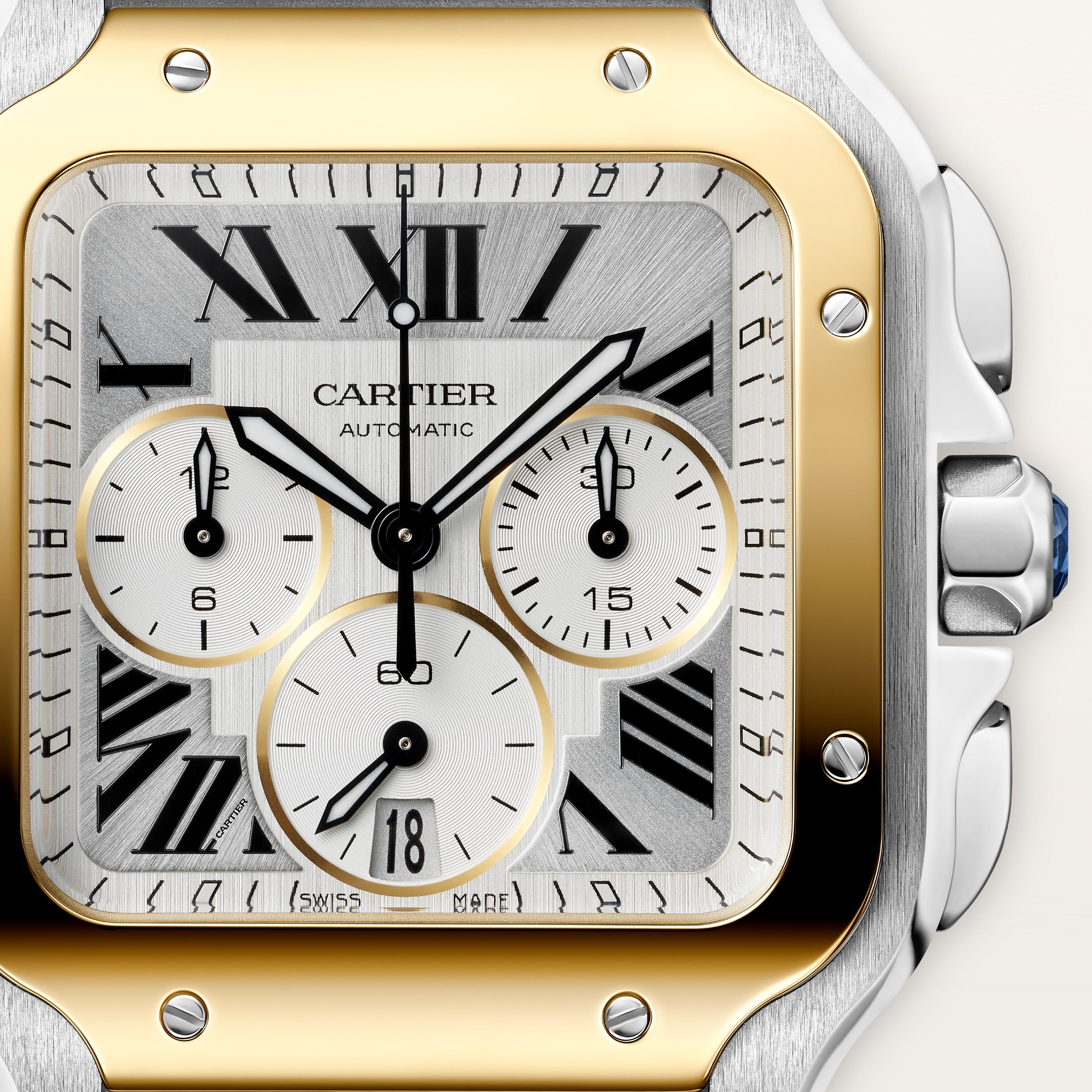 Santos de Cartier Chronograph | W2SA0035 | Steel & Gold