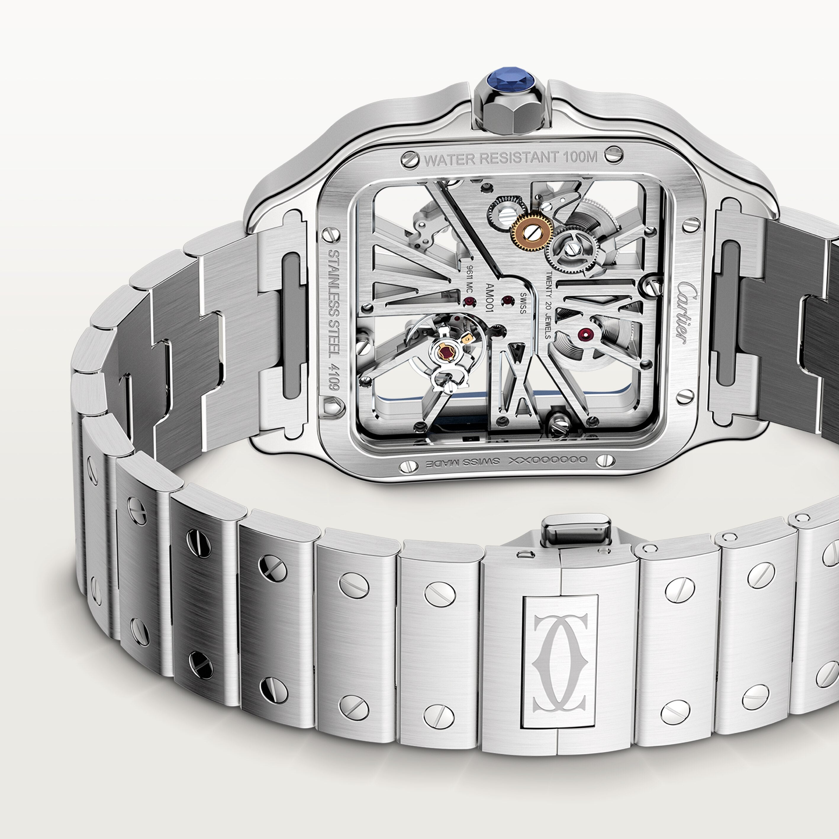 Santos de Cartier Skeleton | Large Model | WHSA0026
