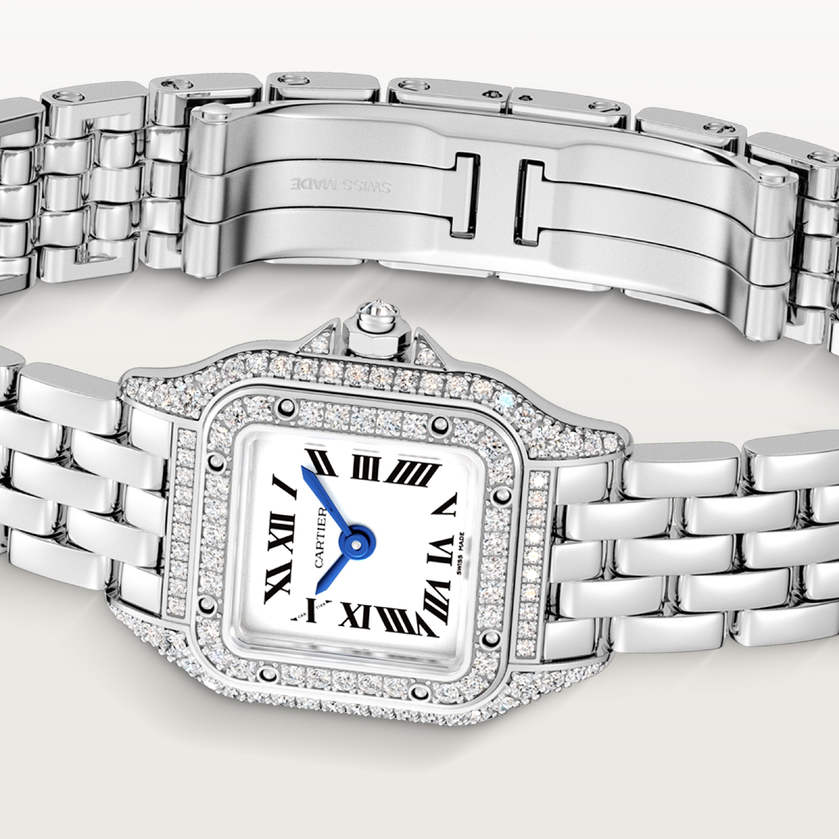 Panthère de Cartier Mini Model 18ct White Gold Quartz - WJPN0070