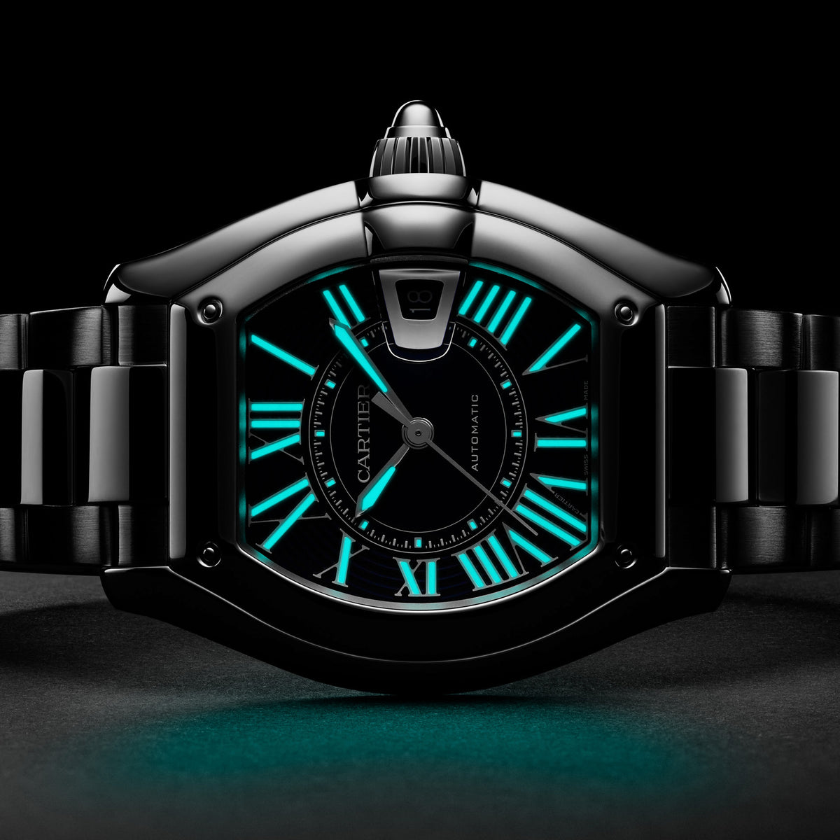 Cartier Roadster Large Model in Stainless Steel Automatic WSRD0014