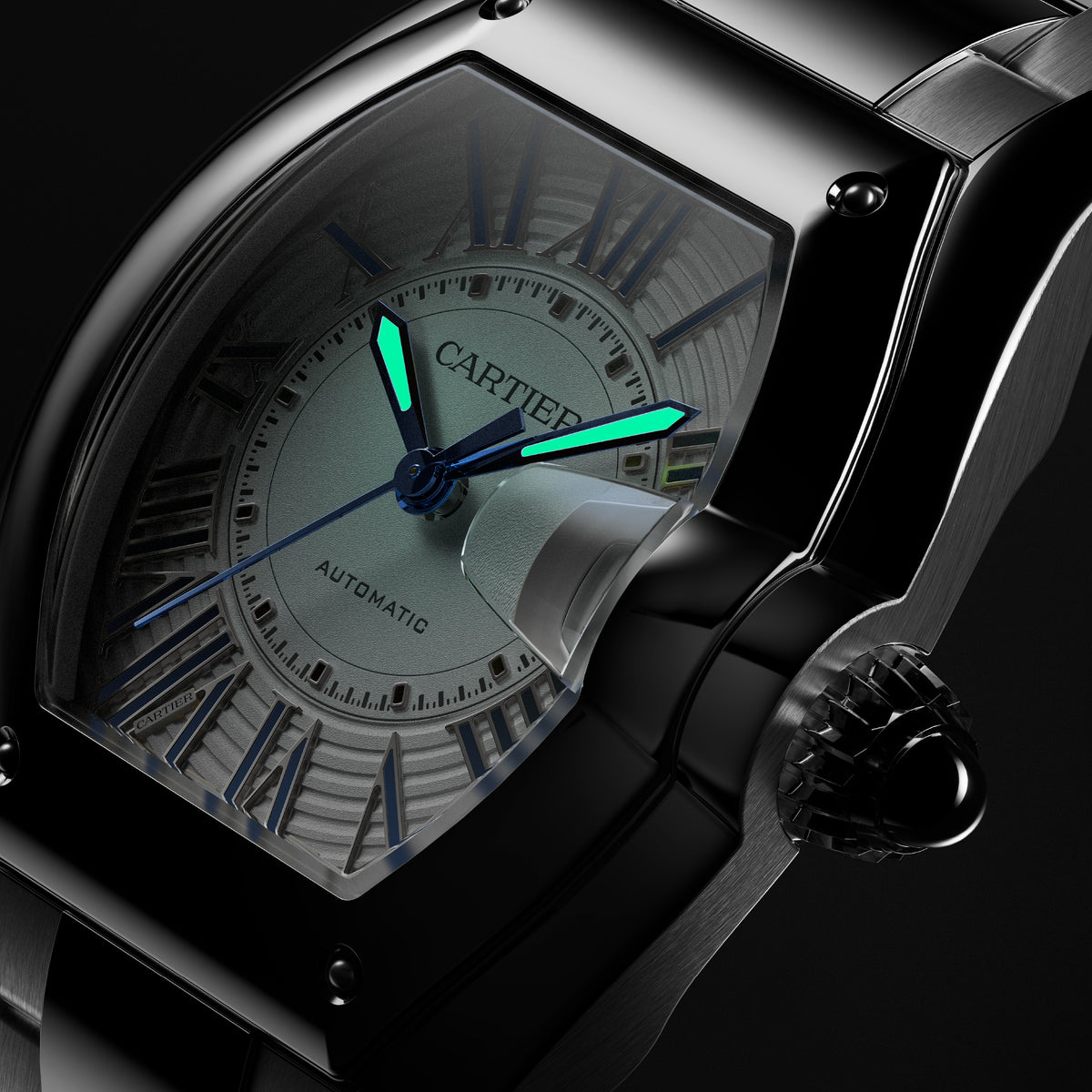 Cartier Roadster Large Model in Stainless Steel Automatic WSRD0020