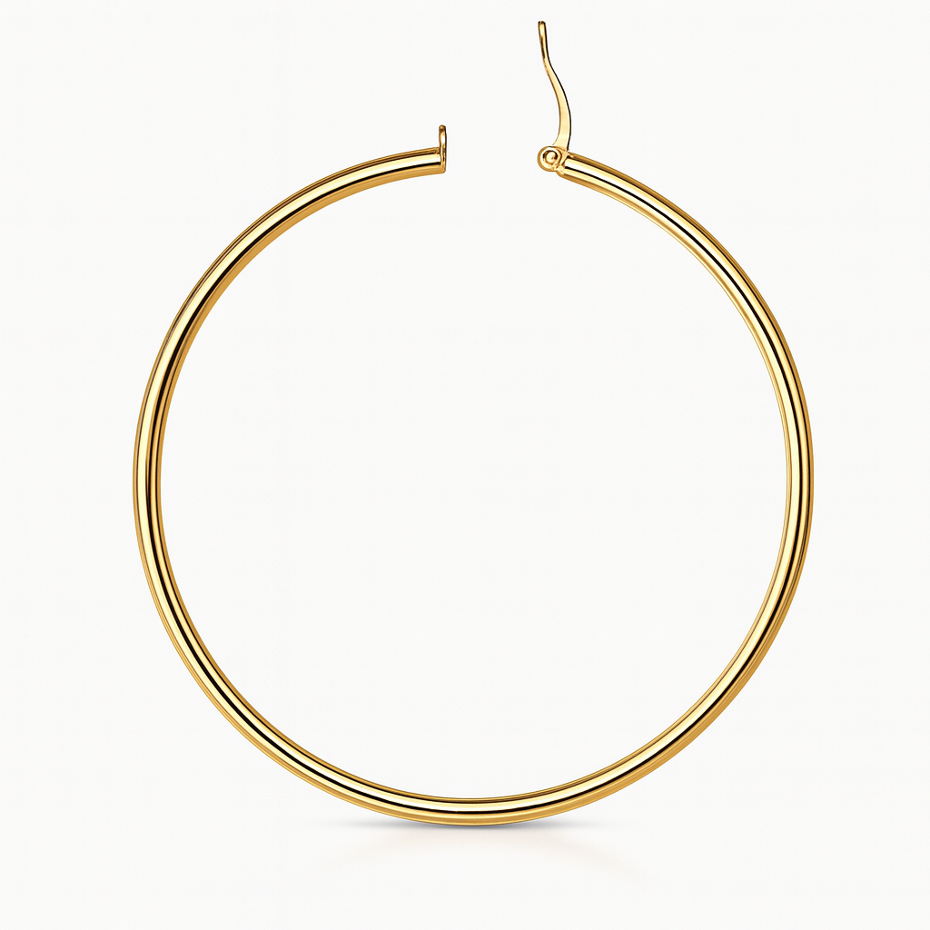 54MM 9CT YELLOW GOLD HOOP EARRINGS | ST23308