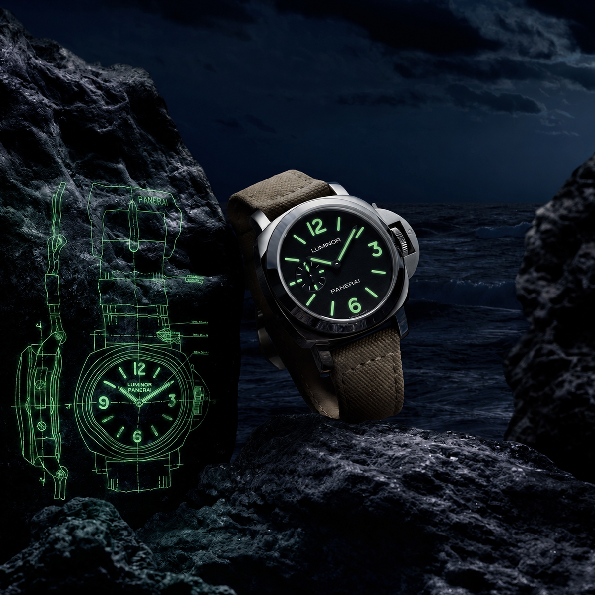 Panerai Luminor 42mm in Stainless Steel Automatic PAM 1710