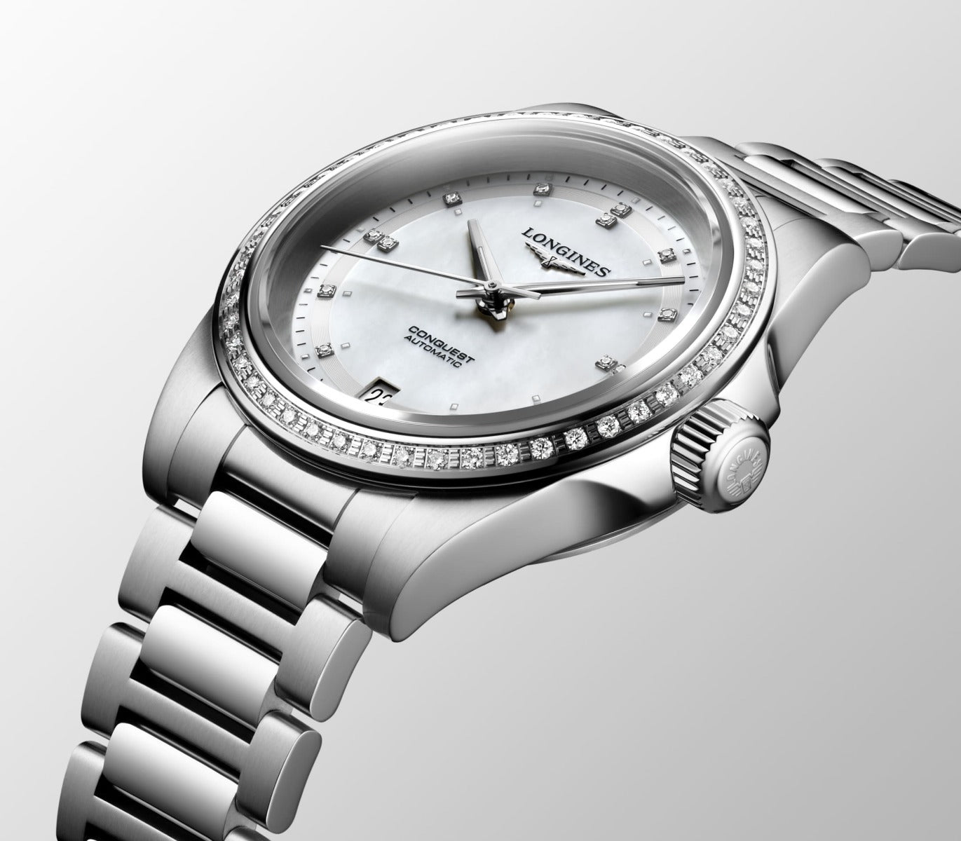 Longines Conquest 34mm | Diamonds| L3.430.0.87.6