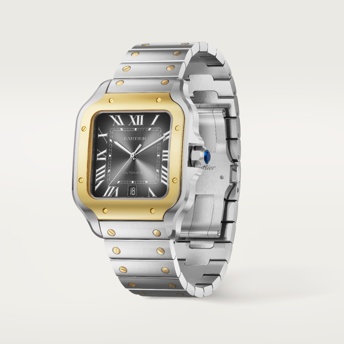 Santos de Cartier | Large Model| Steel & Yellow Gold | W2SA0030