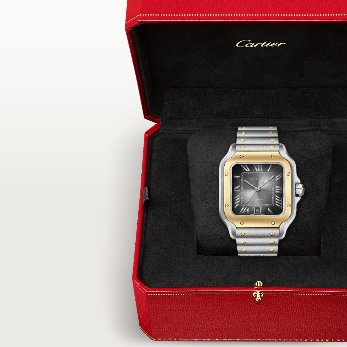 Santos de Cartier | Large Model| Steel & Yellow Gold | W2SA0030