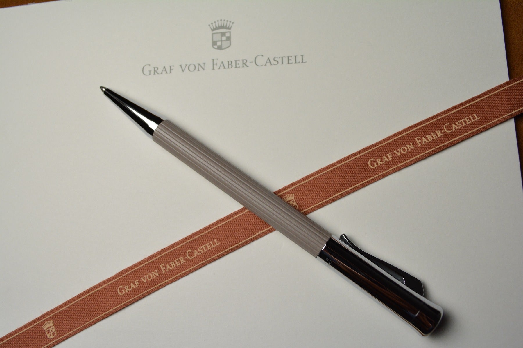 Graf von Faber-Castell Tamitio Light Grey Ballpoint Pen