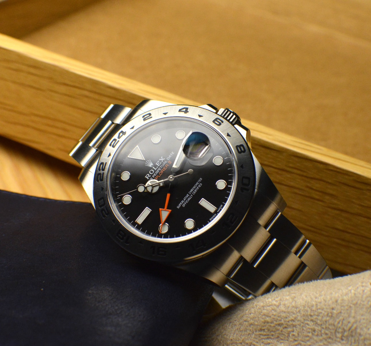 Pre-Owned Rolex Explorer II - 216570 - Full Set - March 2021