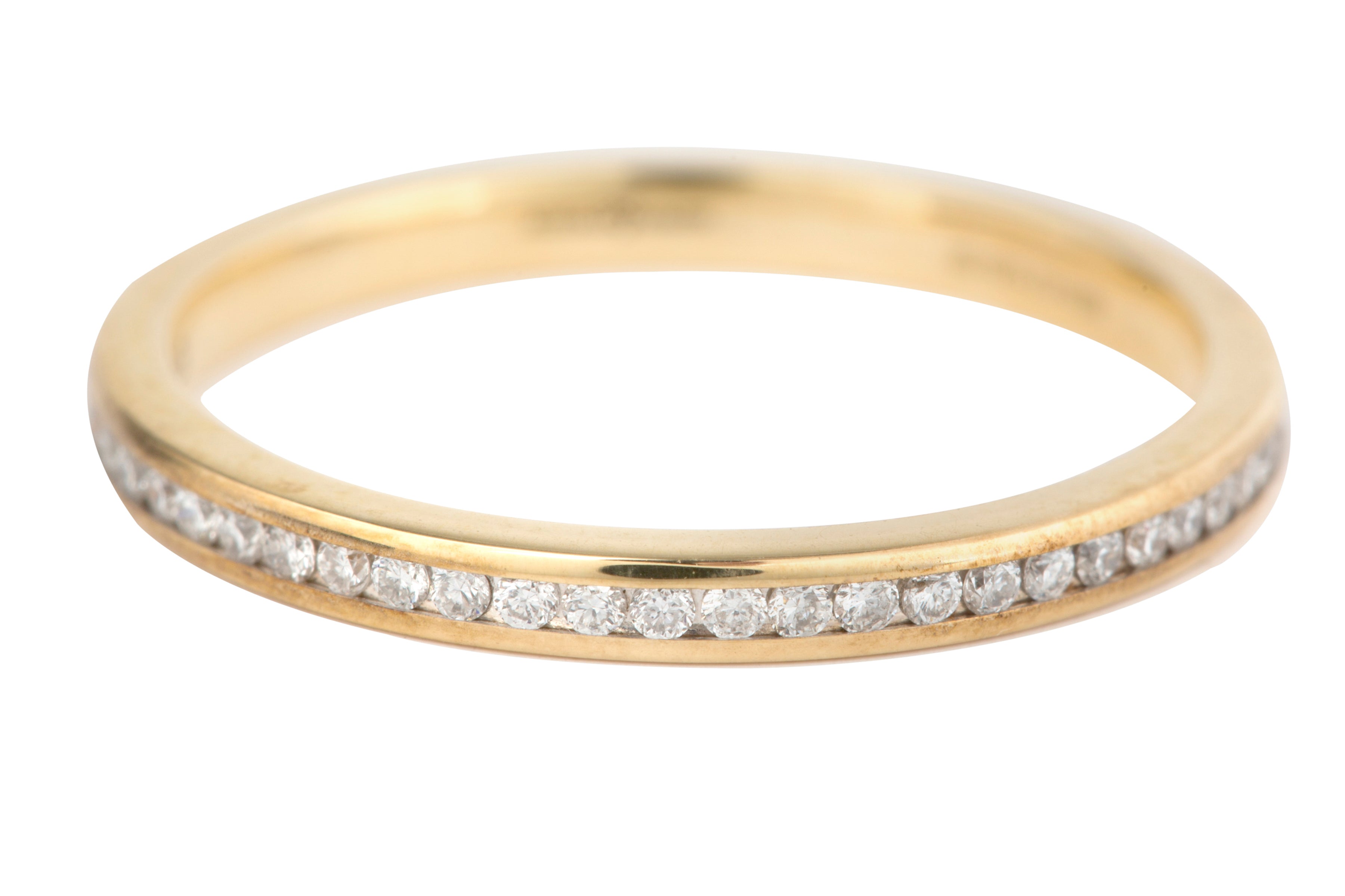 ET510 Diamond Full Eternity Fine Ring in 18ct Yellow Gold (0.28ct)