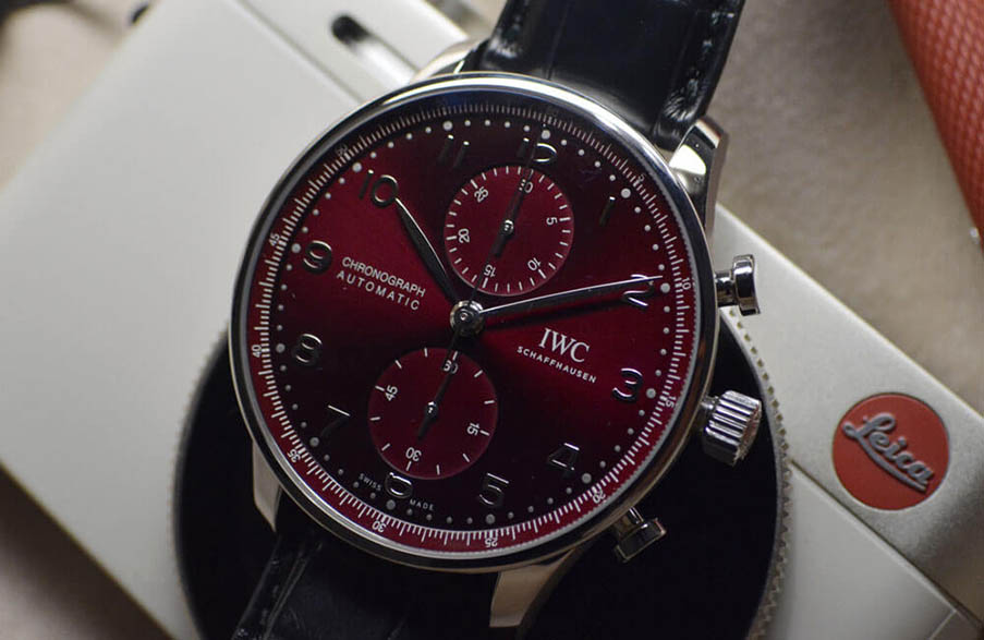 Crimson Dawn with IWC's new Portugieser