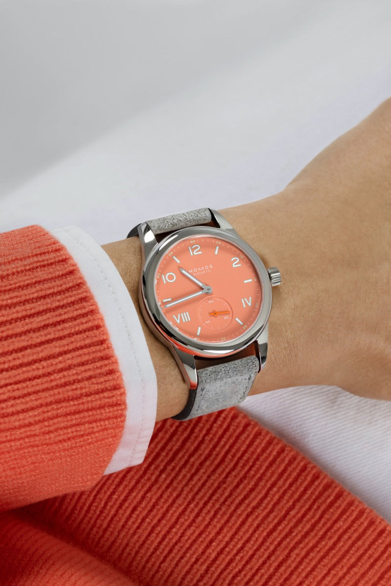 Nomos Glashutte Club Sport Cream coral 36mm | 714