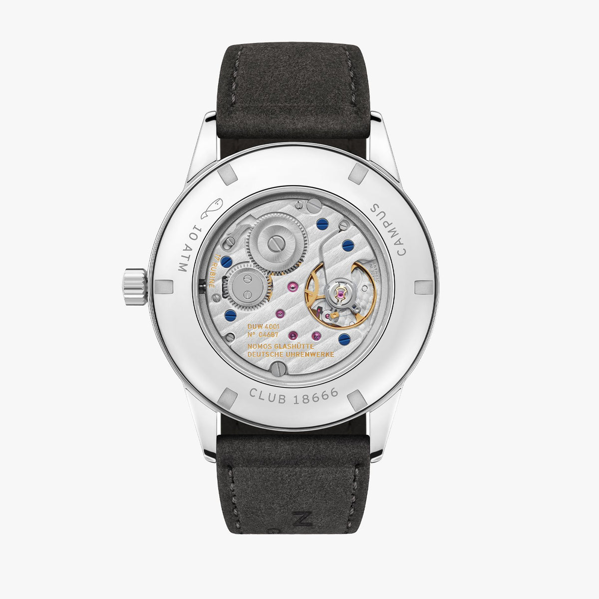 NOMOS Glashütte Club Campus All Olive 38mm Stainless Steel 739.GB