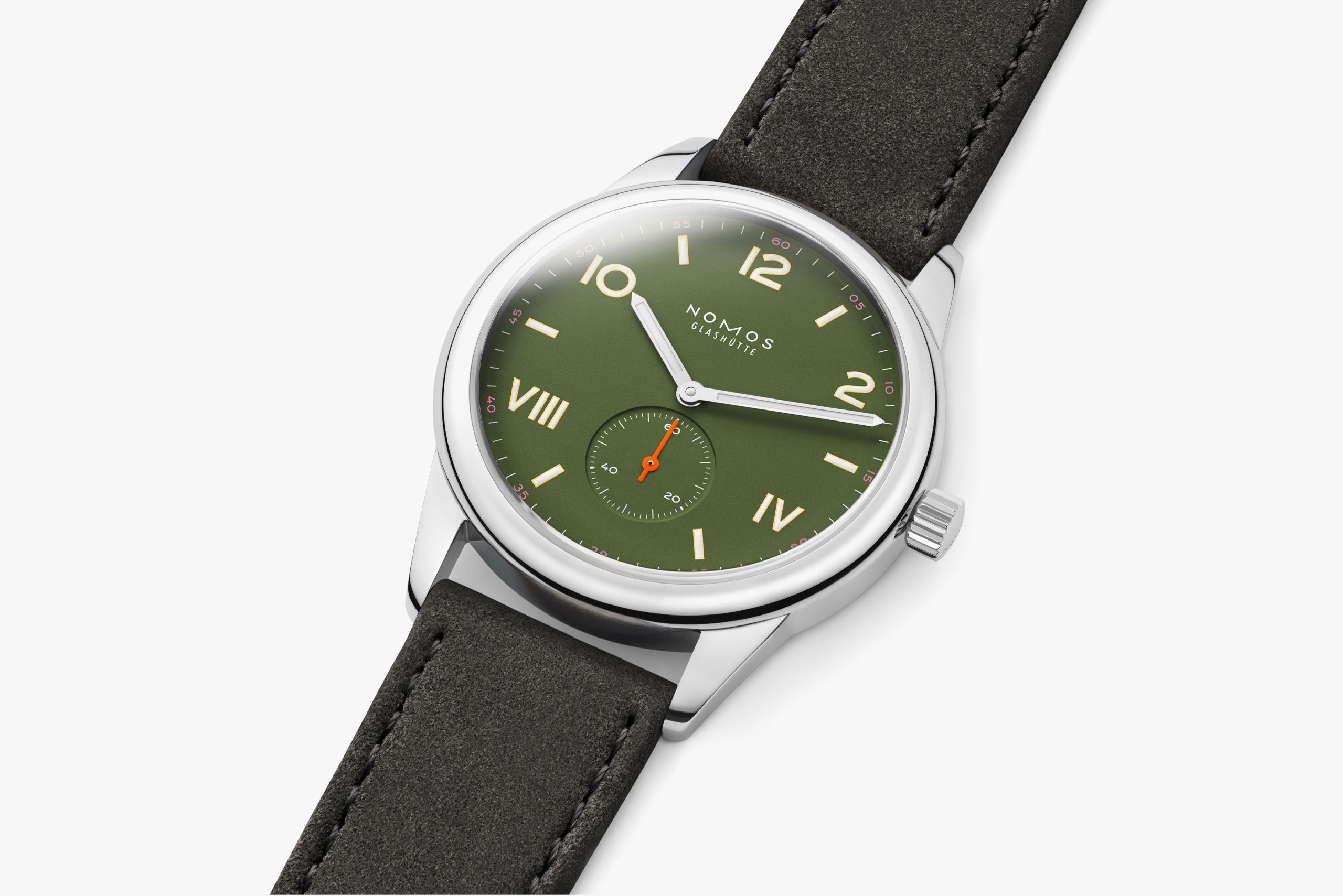 NOMOS Glashütte Club Campus All Olive 38mm Stainless Steel 739.GB