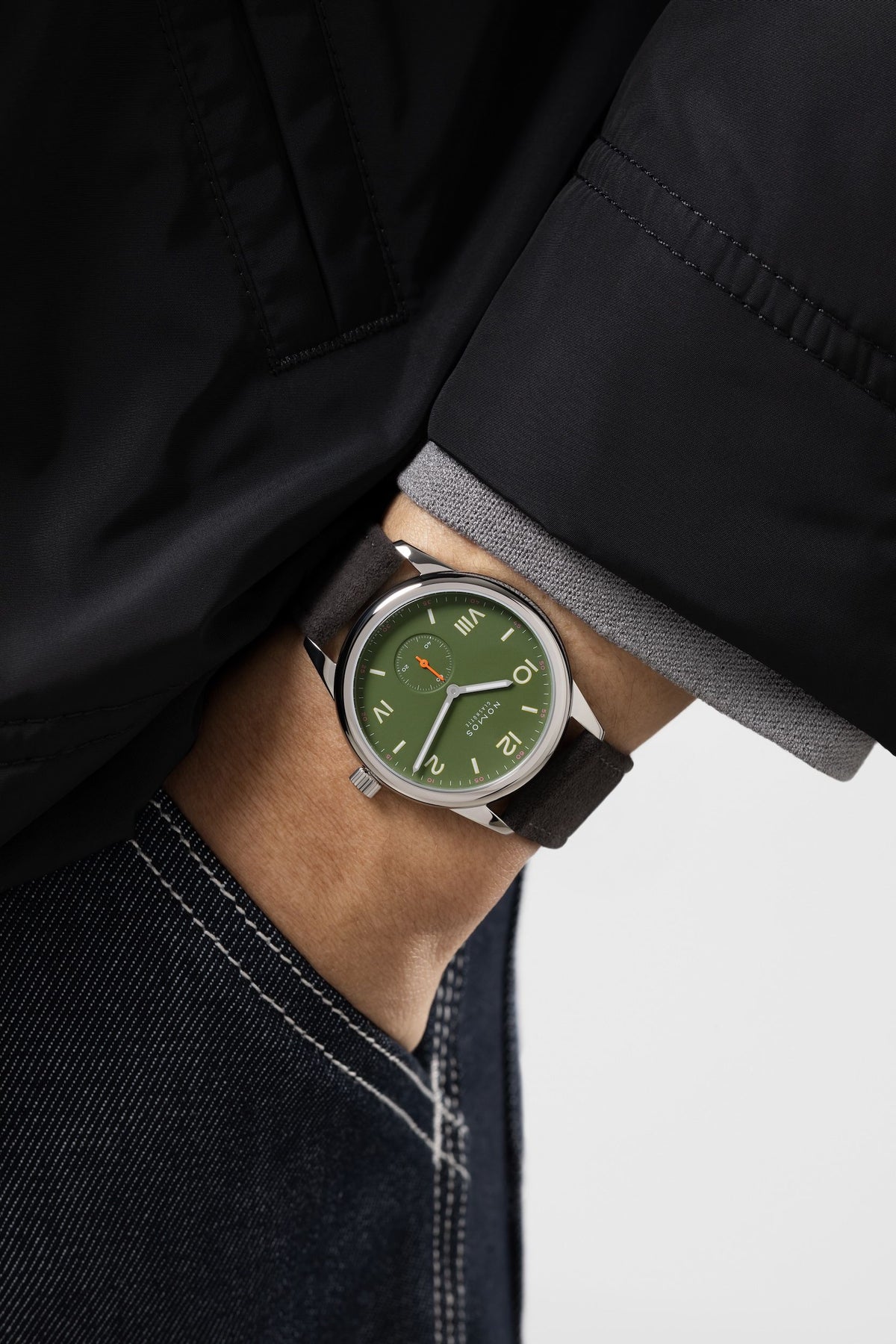 NOMOS Glashütte Club Campus All Olive 38mm Stainless Steel 739.GB