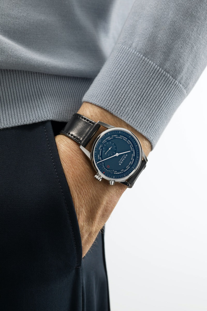 NOMOS Zurich World Time 40mm | Midnight Blue | 807