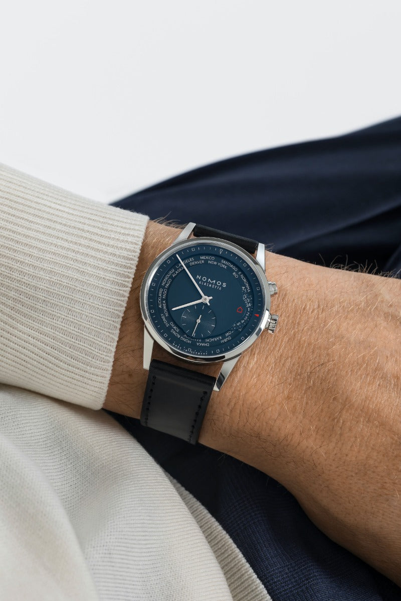 NOMOS Zurich World Time 40mm | Midnight Blue | 807