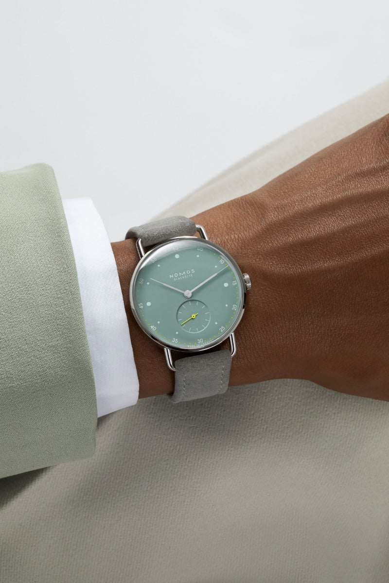 Nomos Glashutte Metro Sage 33mm | 1124