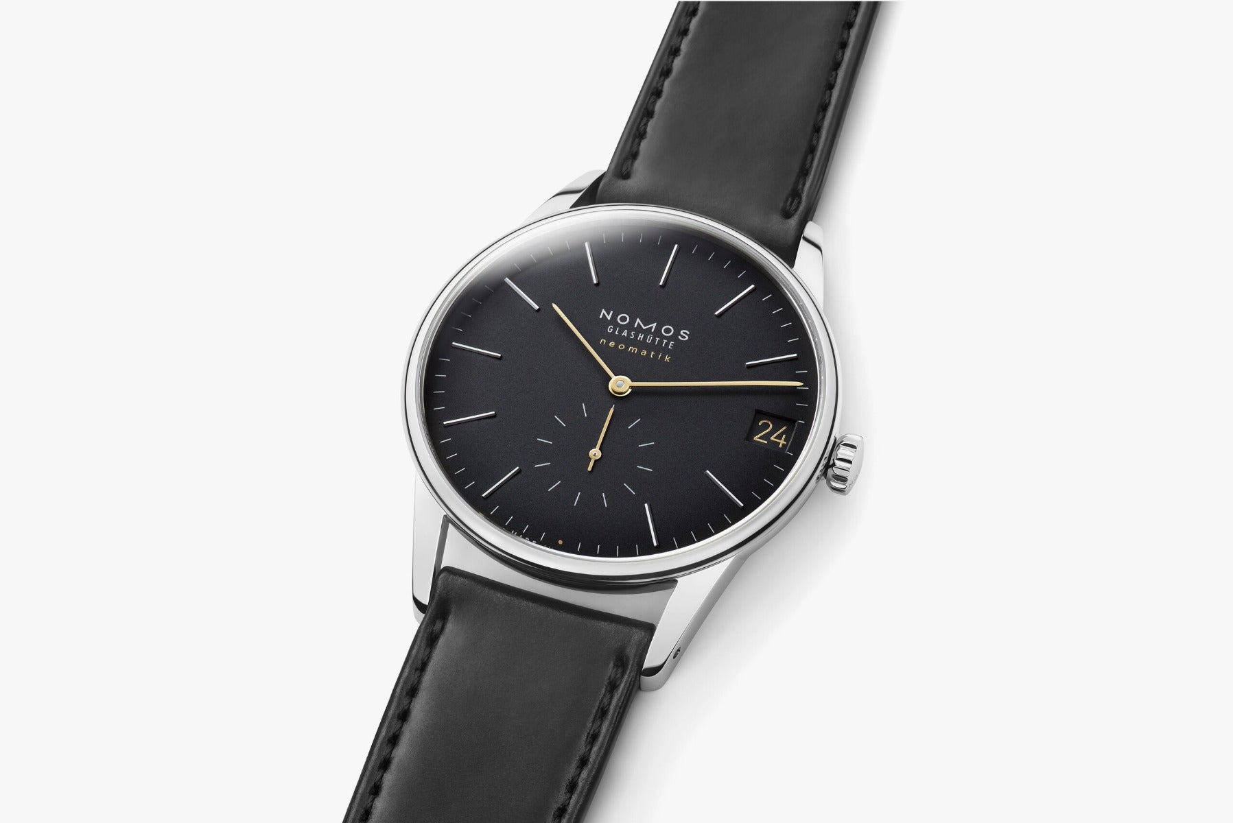 Nomos Glashutte ORION NEOMATIK 41 DATE NEW BLACK | 40.5mm | 366
