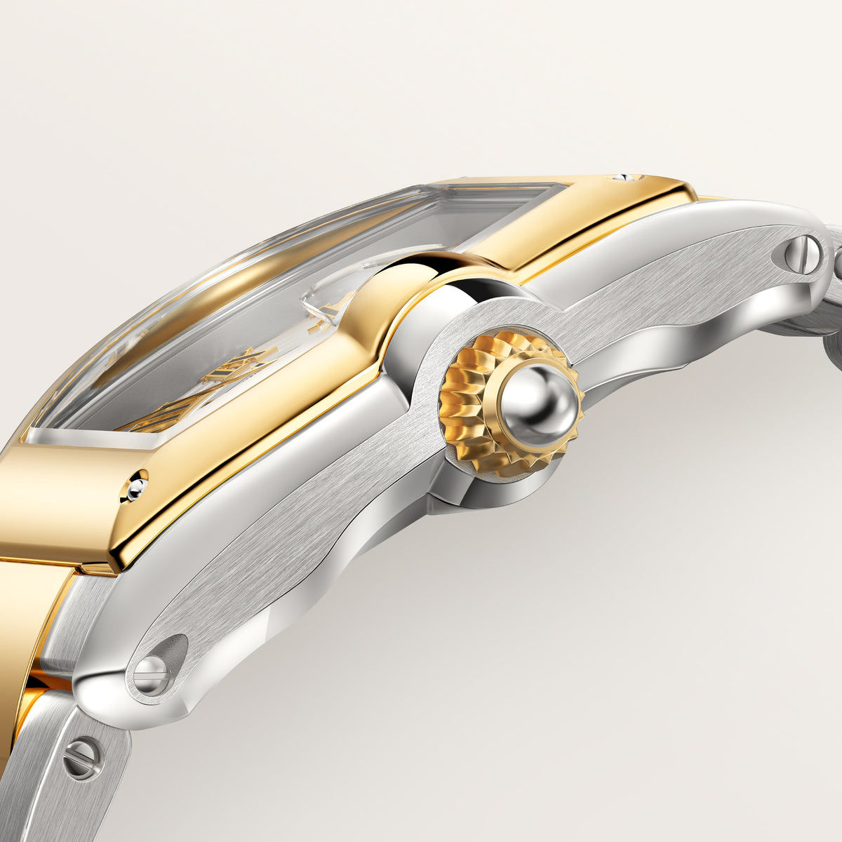 Cartier Roadster Medium Model in Yellow Gold & Steel Automatic WSRD0009