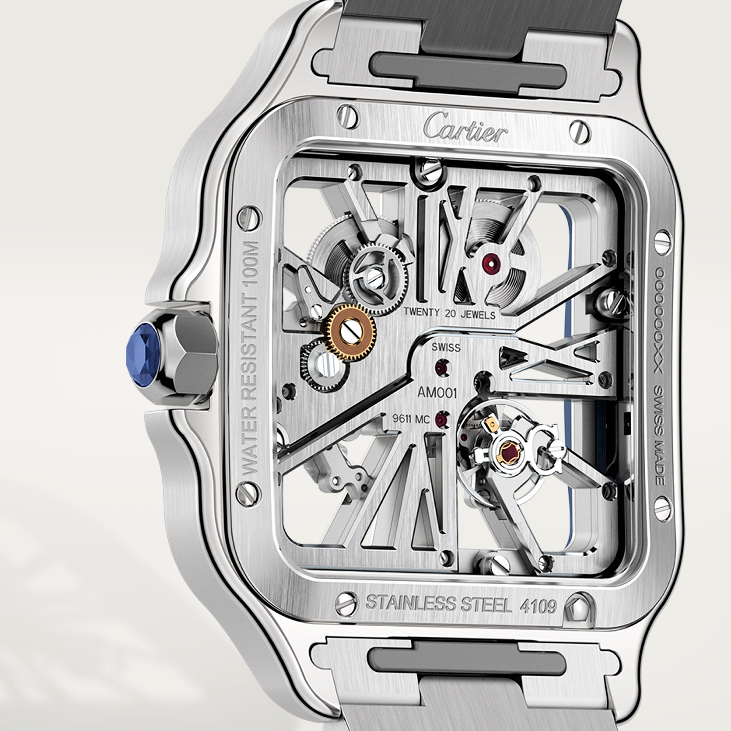 Santos de Cartier Skeleton | Large Model | WHSA0026