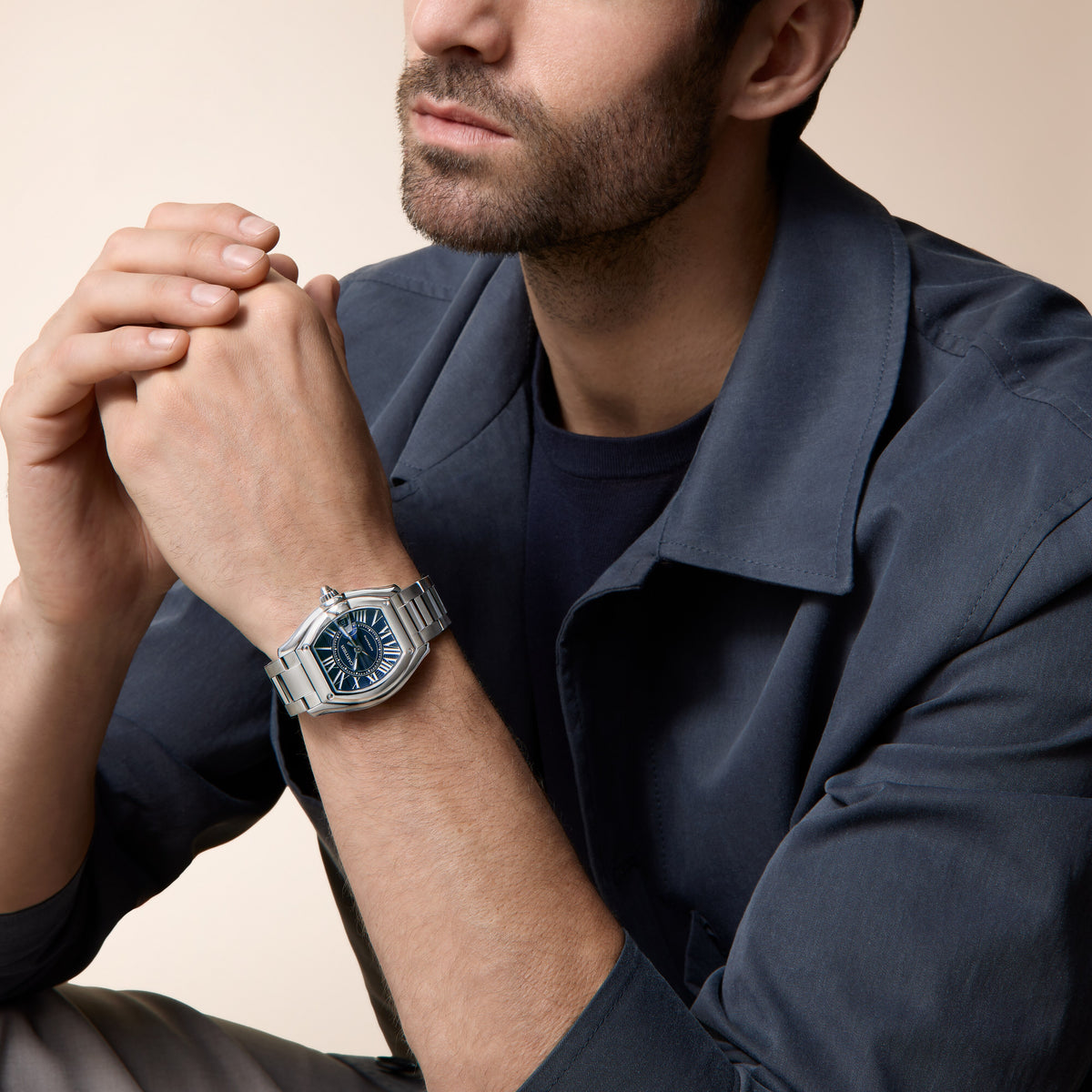Cartier Roadster Large Model in Stainless Steel Automatic WSRD0014