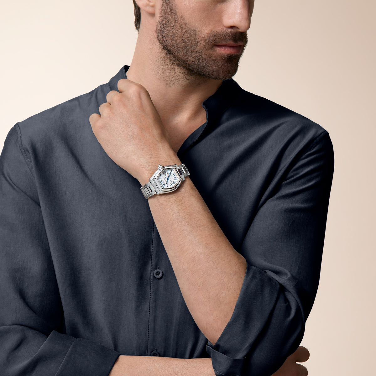 Cartier Roadster Medium Model in Stainless Steel Automatic WSRD0019