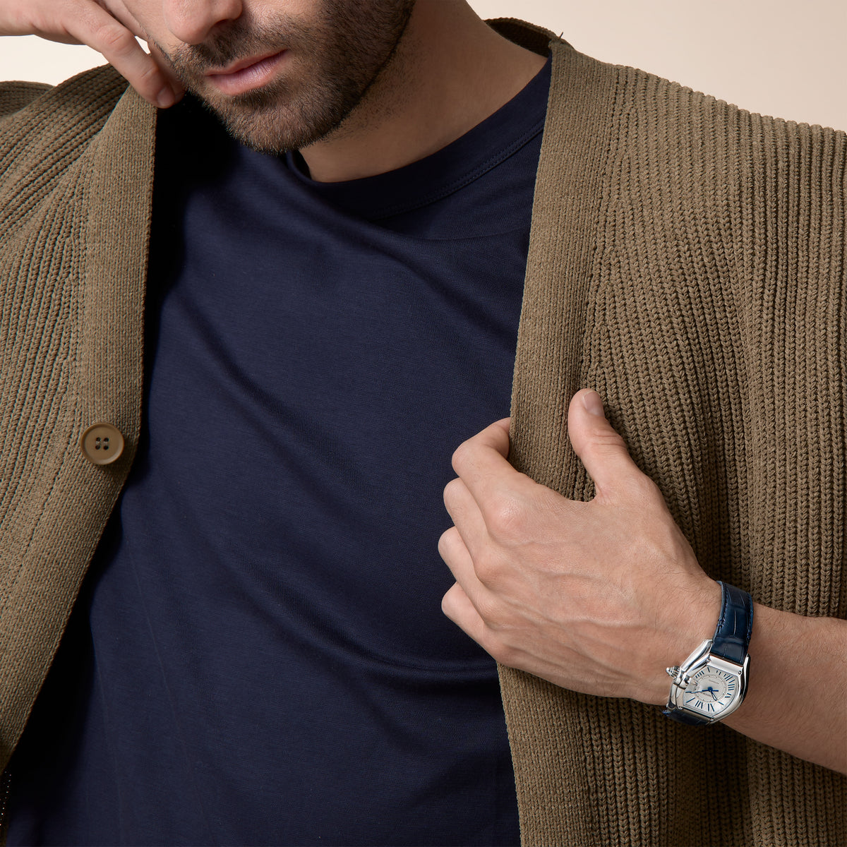 Cartier Roadster Medium Model in Stainless Steel Automatic WSRD0019