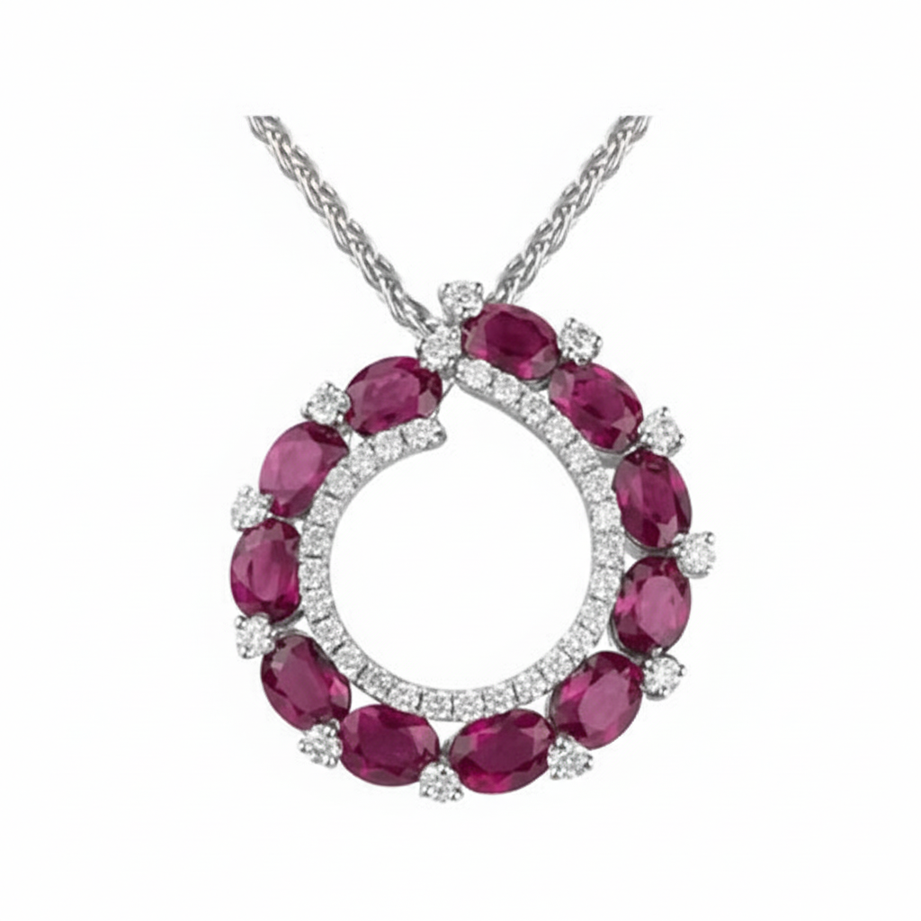 Cropped ruby pendant image