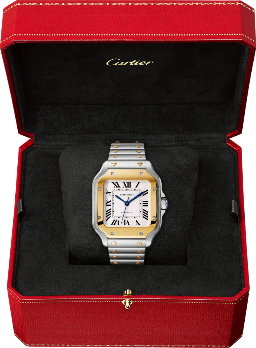 Cartier Santos Medium Model | Steel and Yellow Gold | W2SA0016