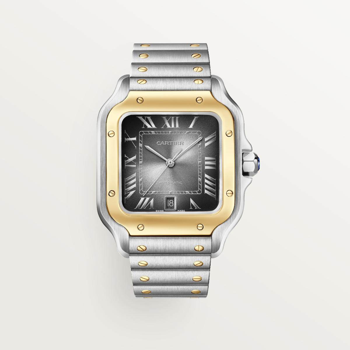 Santos de Cartier | Large Model| Steel & Yellow Gold | W2SA0030