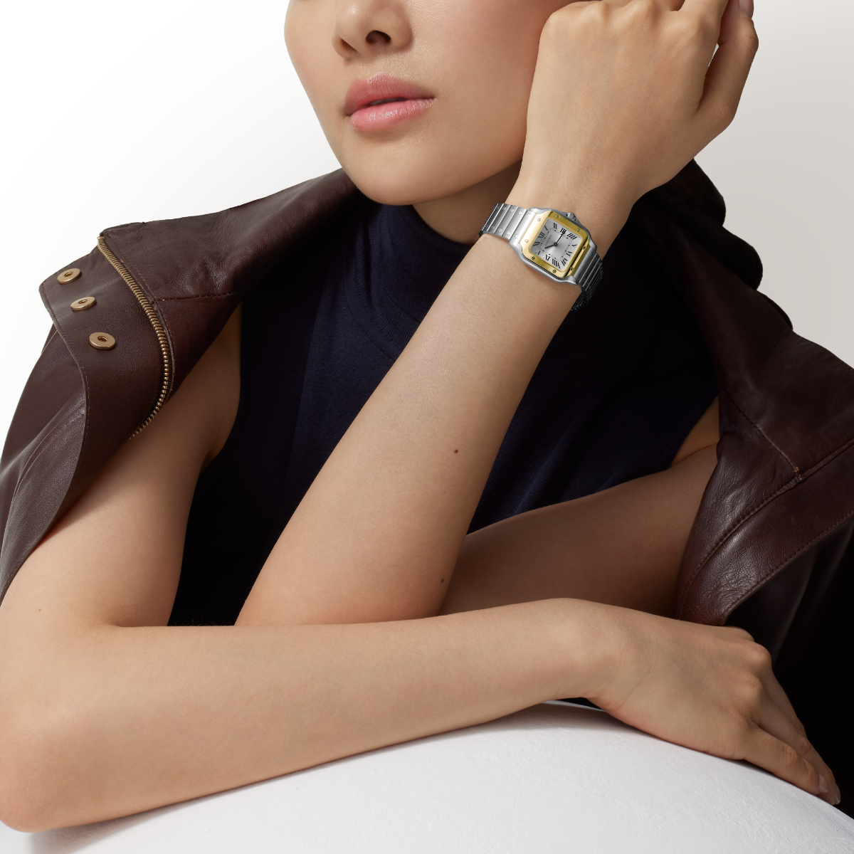 Santos de Cartier Small Model | Steel & Yellow Gold | W2SA0033