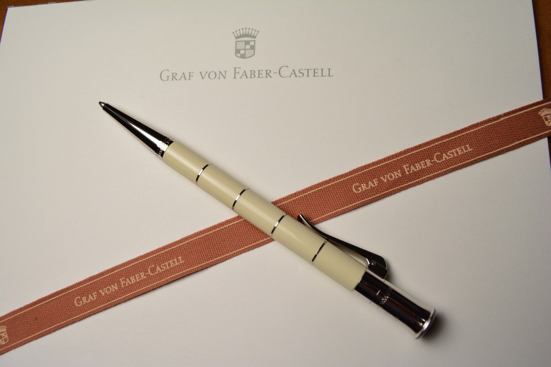 Graf von Faber-Castell Classic Anello Ivory Ballpoint Pen