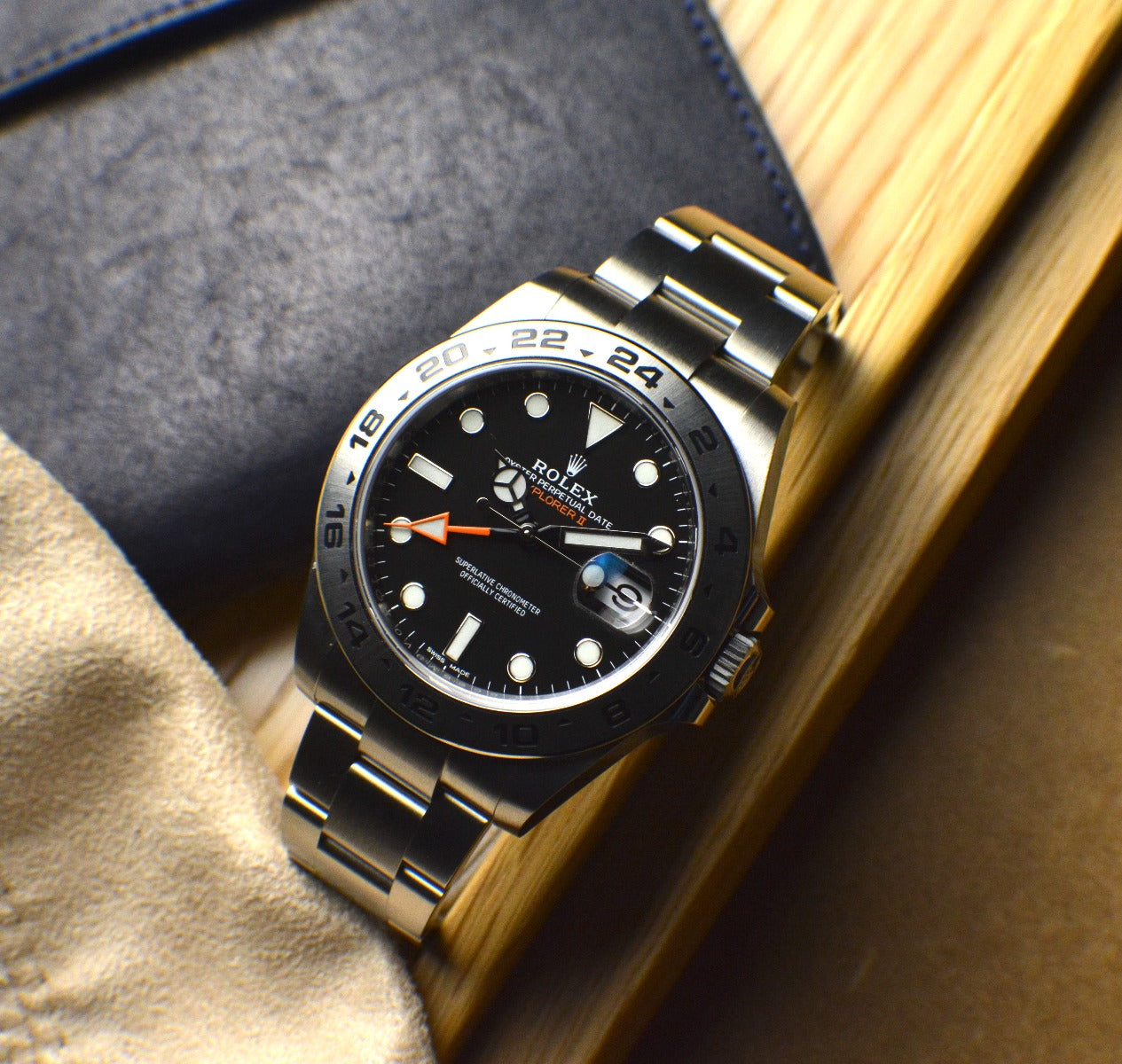 Pre-Owned Rolex Explorer II - 216570 - Full Set - March 2021