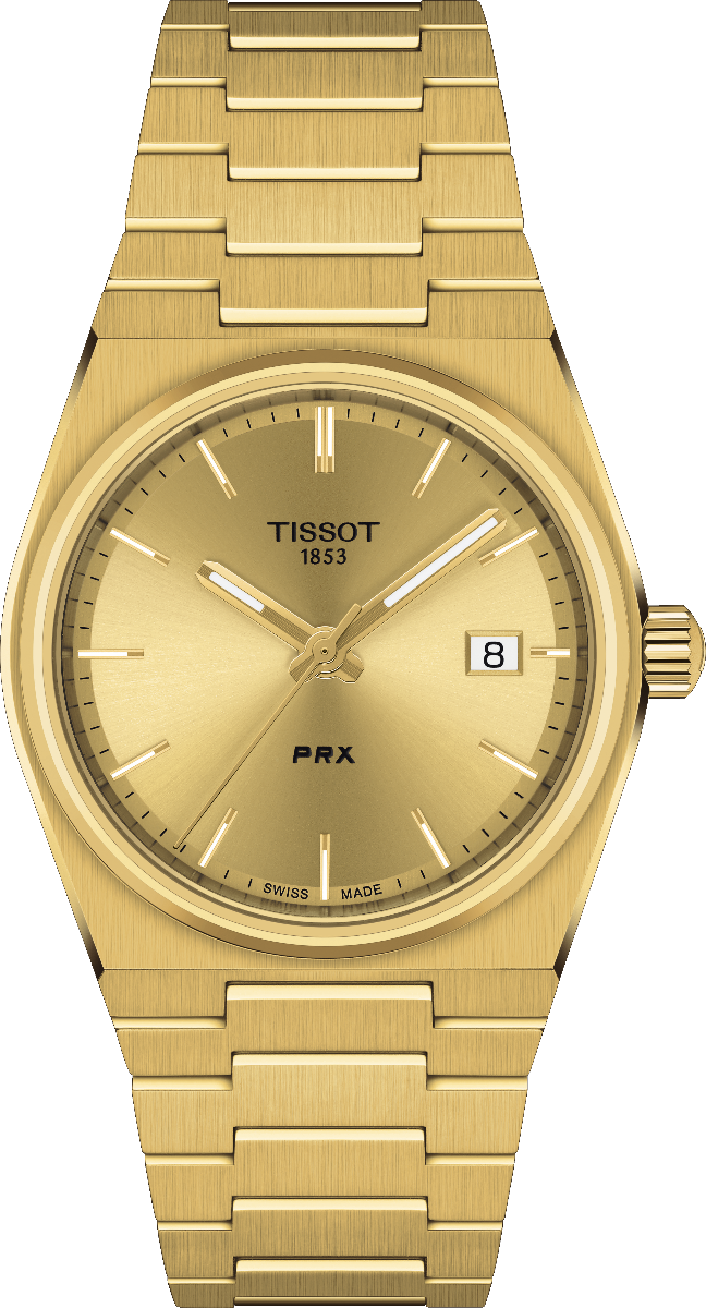 Tissot PRX Quartz 35mm Stainless Steel With PVD coating - T1372103302100