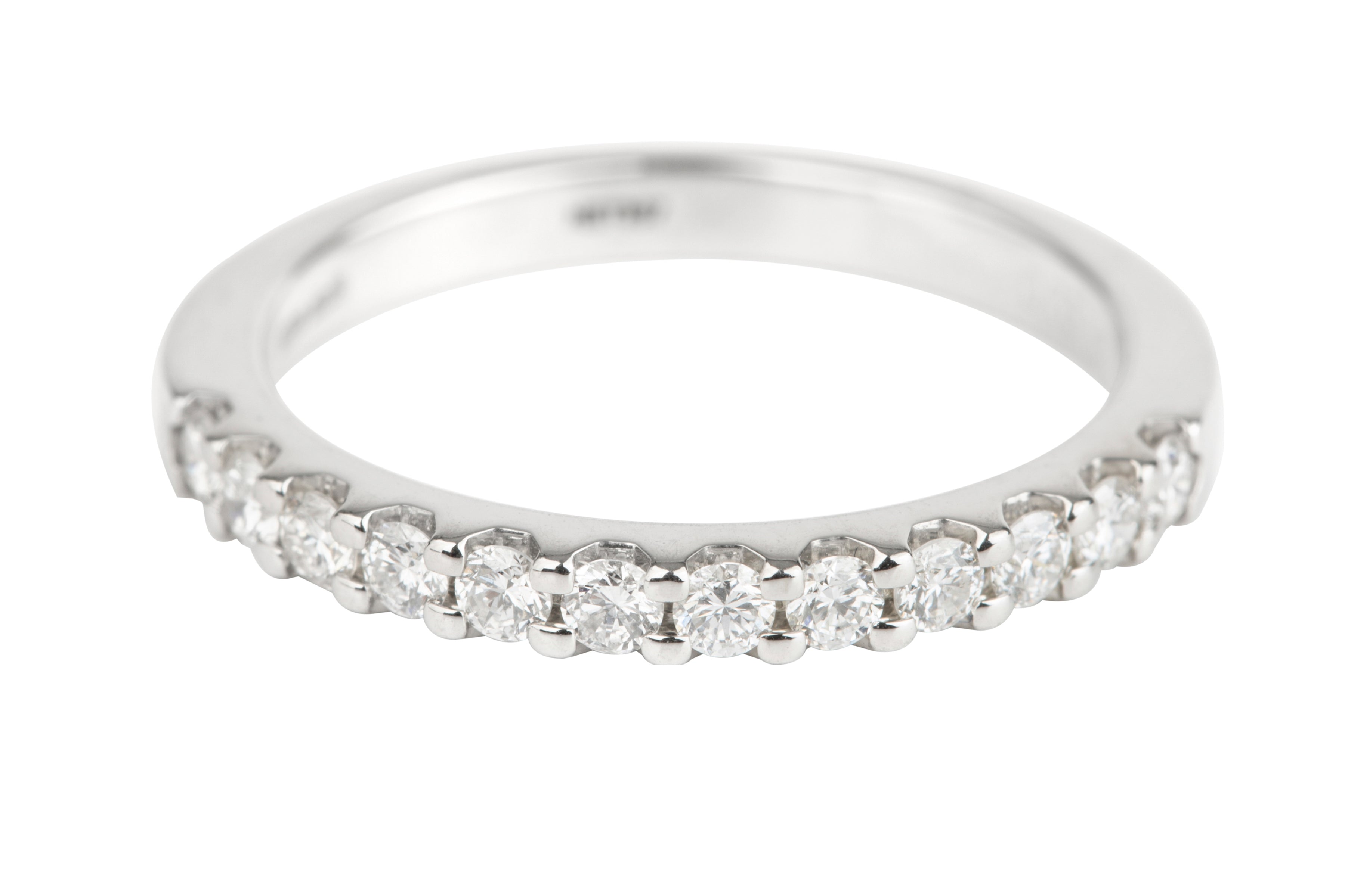 HET397 Diamond set Half Eternity Ring in Platinum (0.33ct)