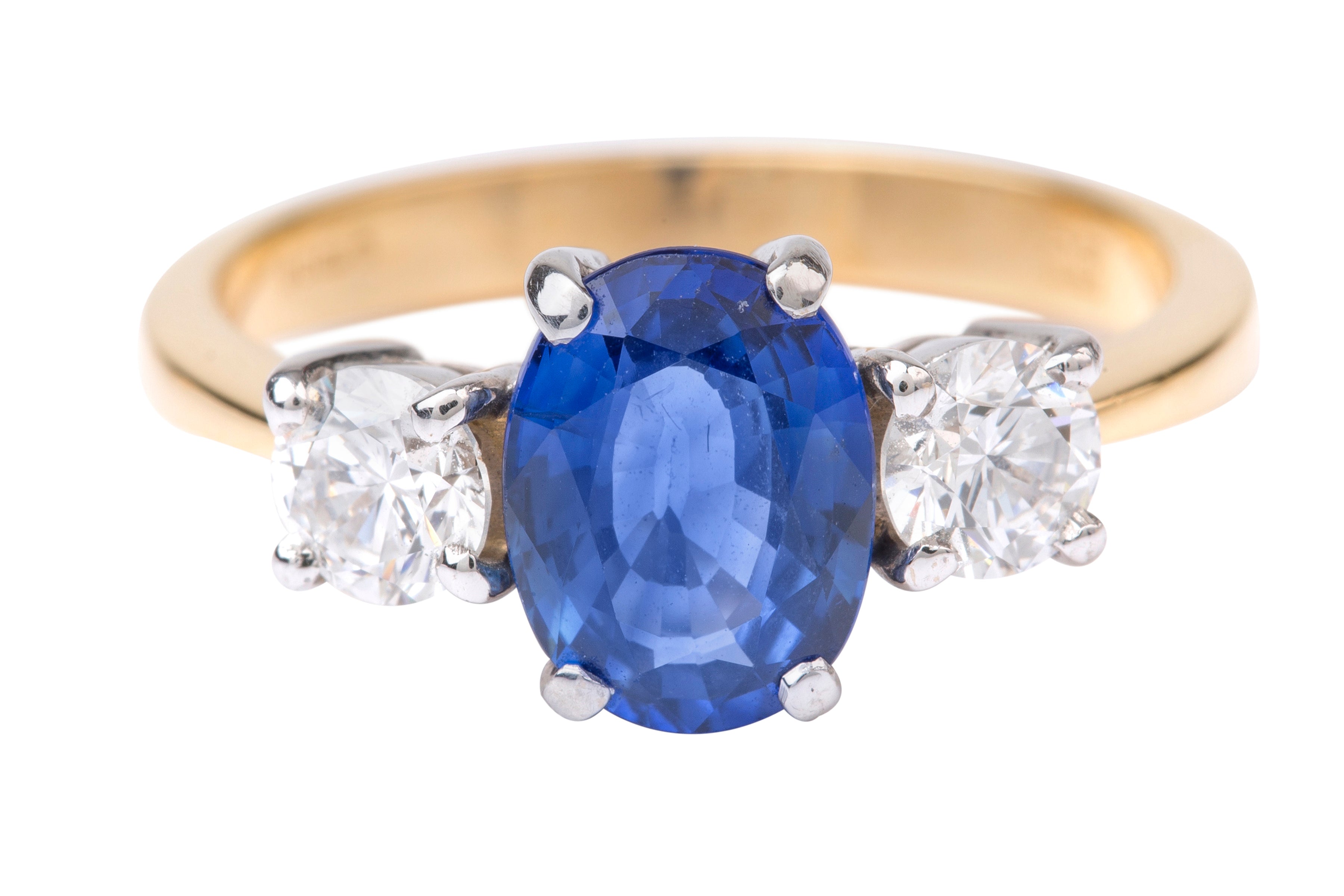 Sapphire & Diamond Ring
