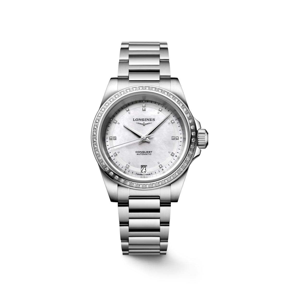 Longines Conquest 34mm  | Diamonds| L3.430.0.87.6