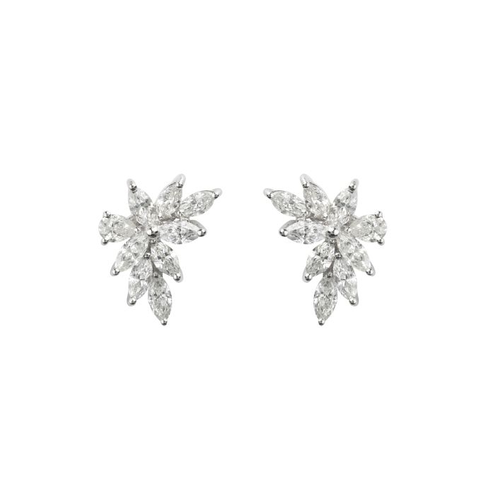 Marquise Diamond Fancy Earrings in 18ct White Gold